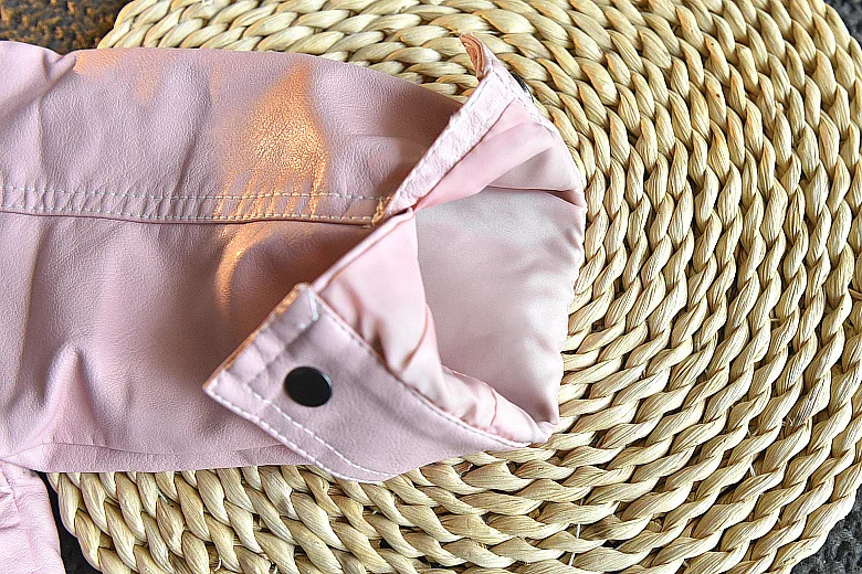 Baby Girl Jacket Toddler Girl Autumn Clothes New Children Pu Leather Coats Kids Jackets for Girls Fashion Casual Outwear