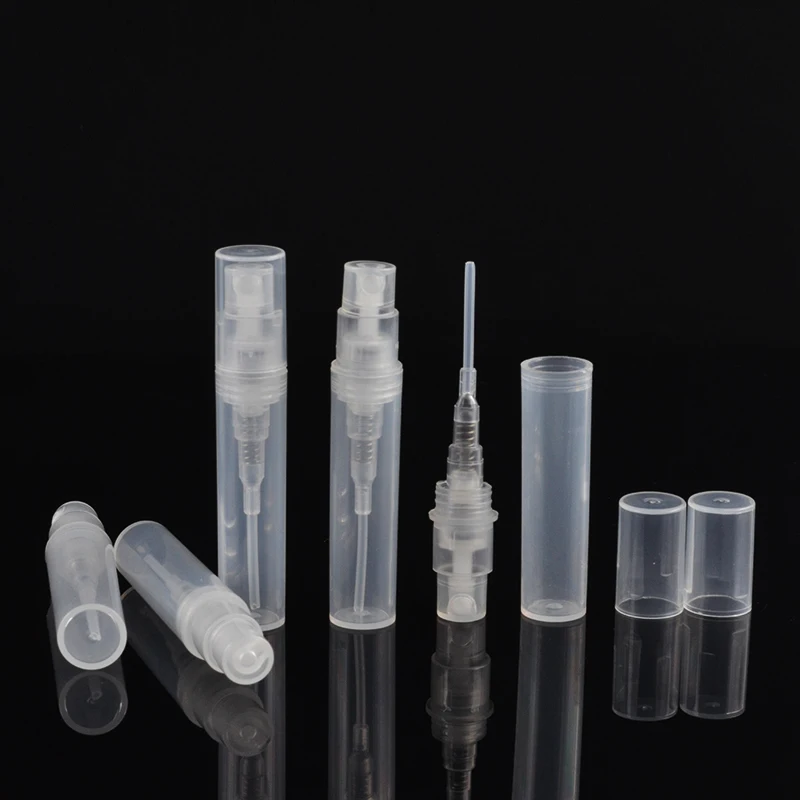 

MUB - 3ml (50pcs/lot) Portable Traveller Refillable Sprayer Bottle Mini Plastic Perfume Bottles With Essential Oils