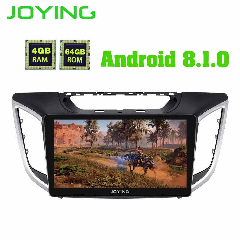 Clearance Joying 10.1" 1024*600 Android 8.0 Car RadioGPS Player For Hyundai IX25 2014-2017 IPS screen Headunit Video out Player Navigation 5