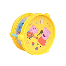 Свинья пекс мультфильм музыкальный инструмент палка ударный барабан игрушка детский игровой дом набор игрушек