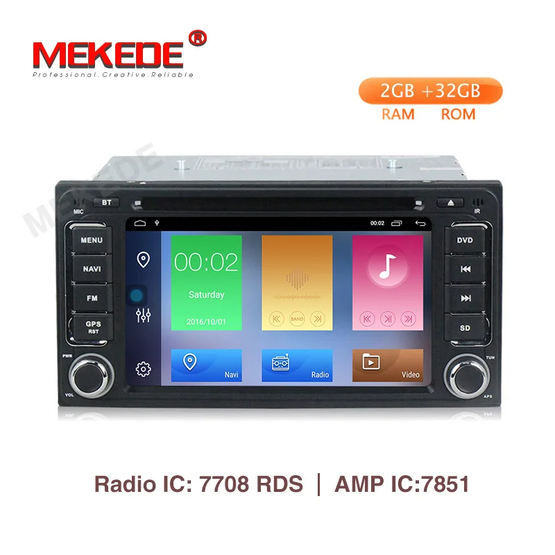 

MEKEDE android 9.1 For TOYOTA COROLLA Camry Land Cruiser HILUX PRADO RAV4 Car radio screen gps stereo 2 din car dvd player