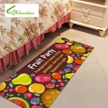 

Home Decor Carpets Fruit Printed Bedside Mats Doormat Non-Slip Mat Carpets Rugs for Bedroom Bathroom Living Room Kitchen Mat