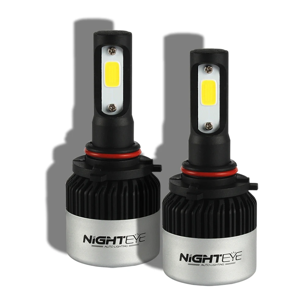 Nighteye 9000LM 6500K H4 H7 H11 72W фары для автомобилей COB светодиодный лампы Canbus Ошибка