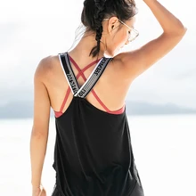 Женский жилет без рукавов для фитнеса, тренировки, спортивные футболки, фитнес-жилет для йоги и бега, топ, одежда для спортзала, футболка