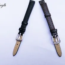 Aikeylh correa de reloj correa de cuero genuino correas 10mm accesorios de reloj de alta calidad correas de reloj tira para horas