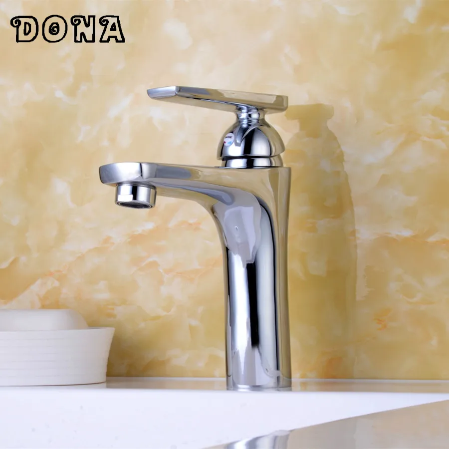 

Chrome Polished Bathroom Centerest sink faucets,Basin Tap Mixer Tap One Hole Bathroom Sink Faucet DONA2126