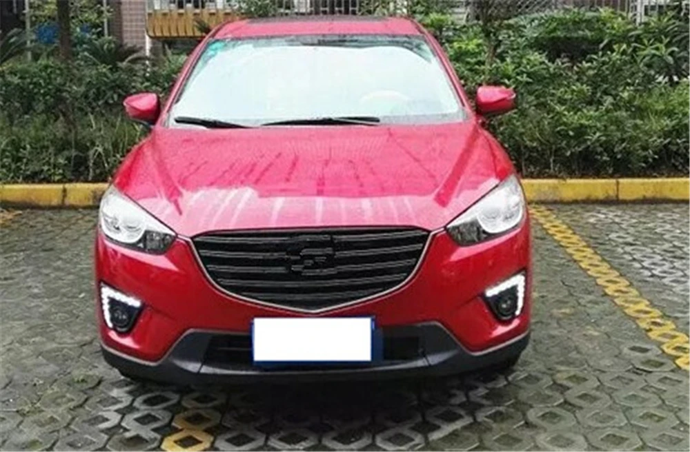 Светодиодная автомобильная лампа CSGJMY для Mazda CX-5 cx5 cx 5 2012 2013 drl, дневные ходовые огни, противотуманные фары с отверстием для лампы указателя поворота