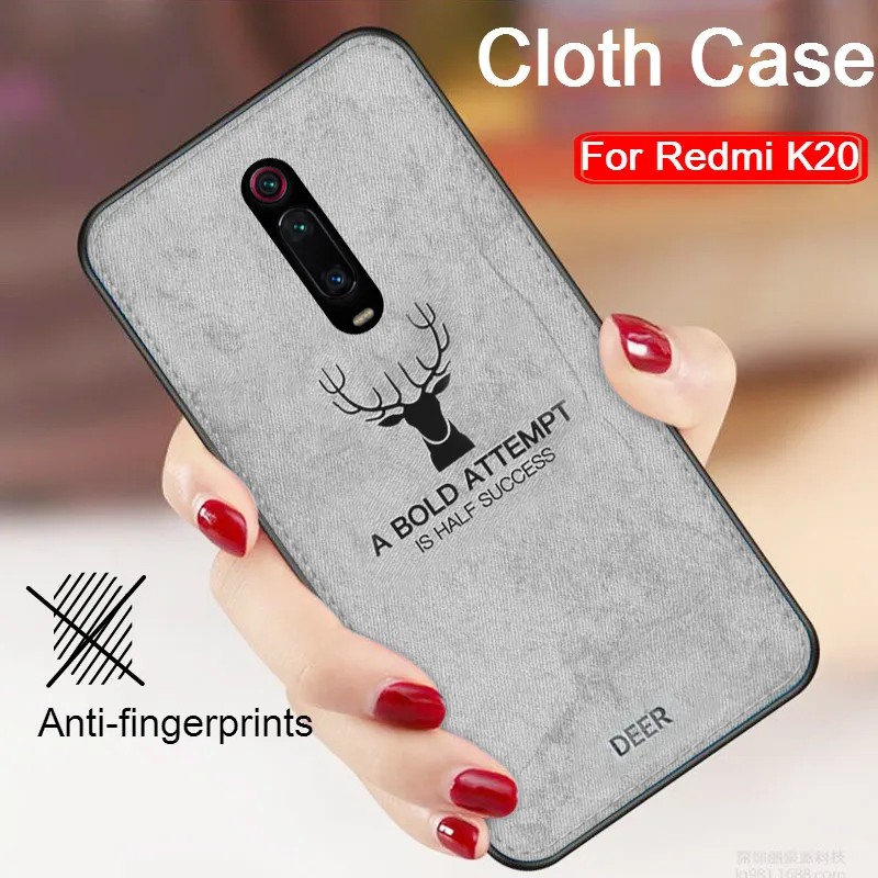 

Deer Cloth Case For Xiaomi Mi 9T 9TPro Redmi K20 Note 7 6 5 Pro 5A 6A 5plus Silicone TPU Shockproof Back Covers on Redmi K20pro