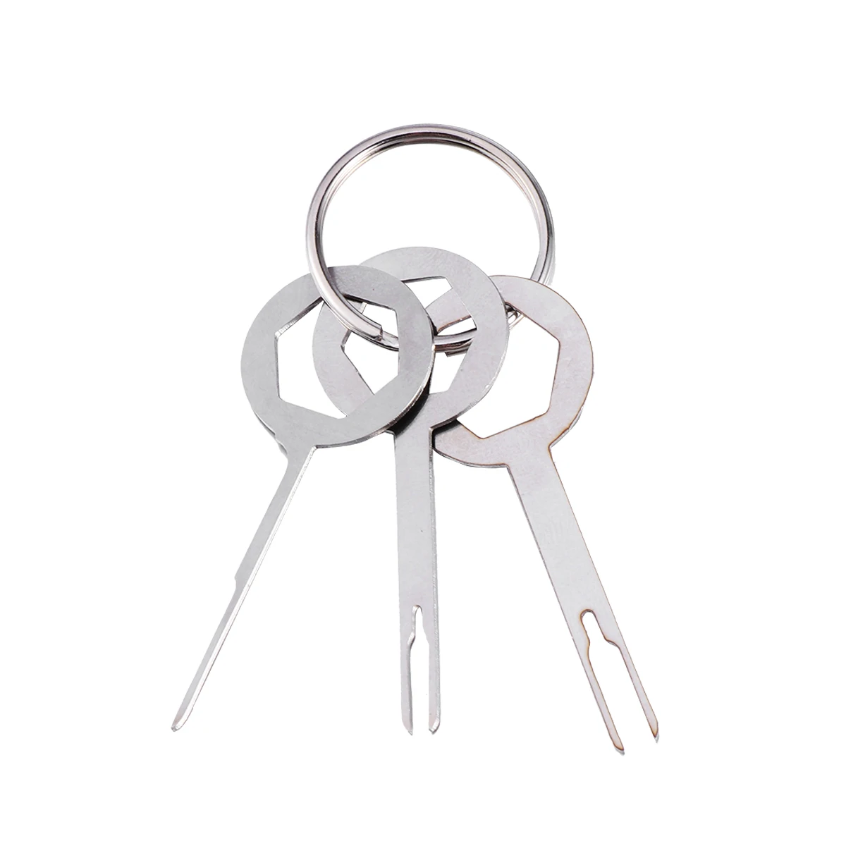 

3PCS Car Pin Needles For Terminal Plug Tool Steel Automotive Wiring Harness Tool Needle Remove Tool For Automobile
