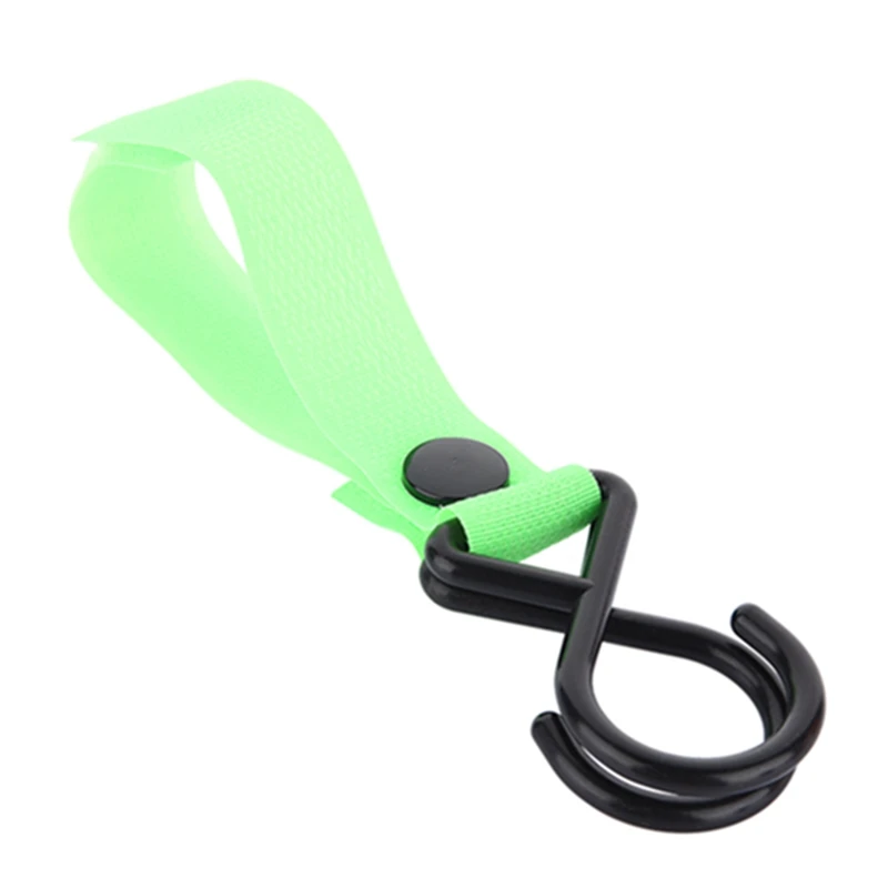 Fulljion Аксессуары для колясок крючки автокресло аксессуары для малышей коляска защиты коляски игрушки вешалка каретки висит коляску clip - Цвет: Light Green