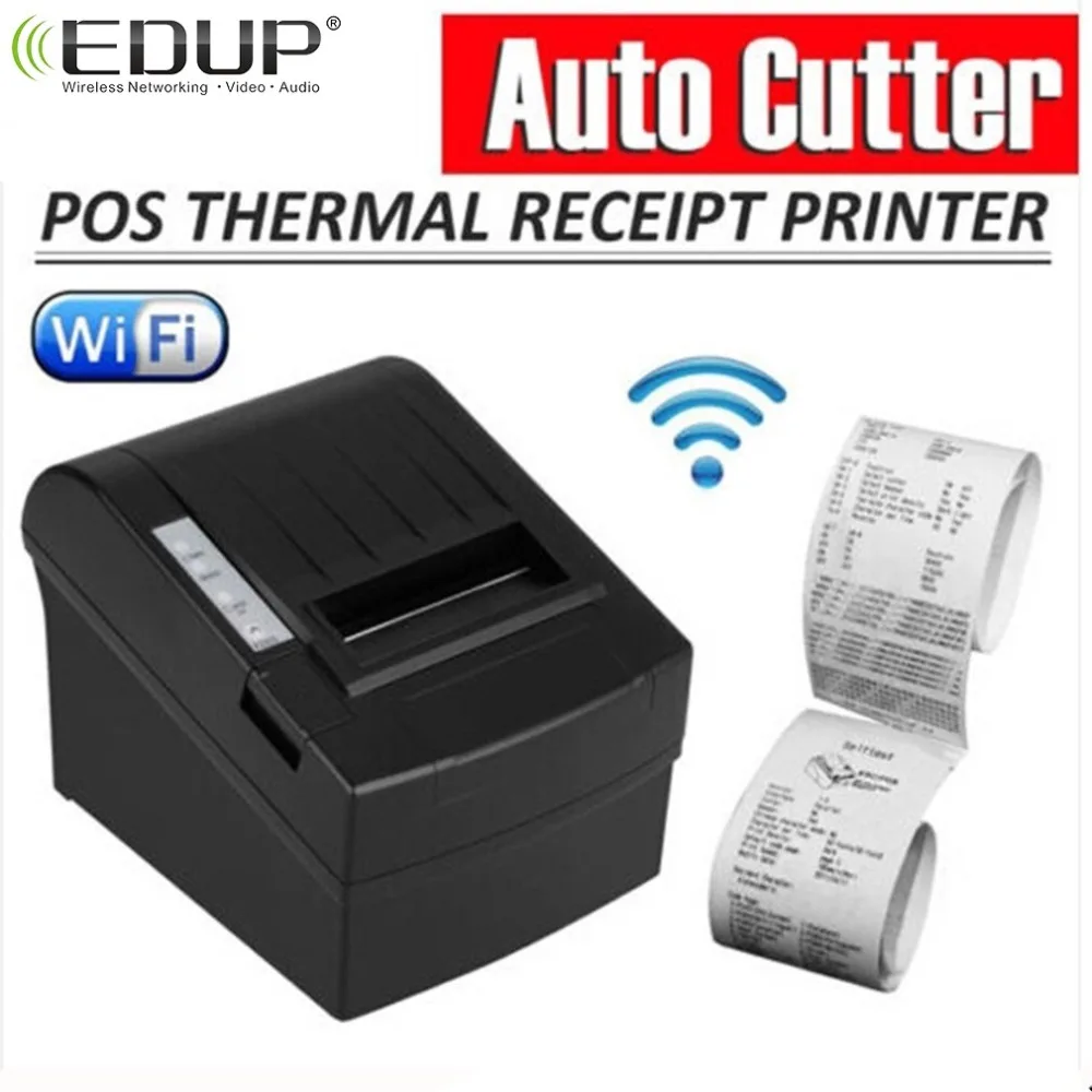 

POS-8220 PortableAnet Wireless WIFI POS Thermal Receipt Printer 80mm Auto Cutter USB+WIFI Waterproof Oil-proof Thermal Printer