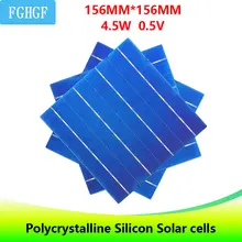 10 Pcs 4.5W A Grade 6×6 4BB high Efficiency Polycrystalline Silicon Solar Cell for home DIY 45W solar panel charger