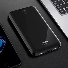10000 мАч светодиодный дисплей Зарядное устройство Мощность банк USB Мощность Bank зарядное устройство для iPhone X 8 Macbook samsung S9 внешний Батарея повербанк