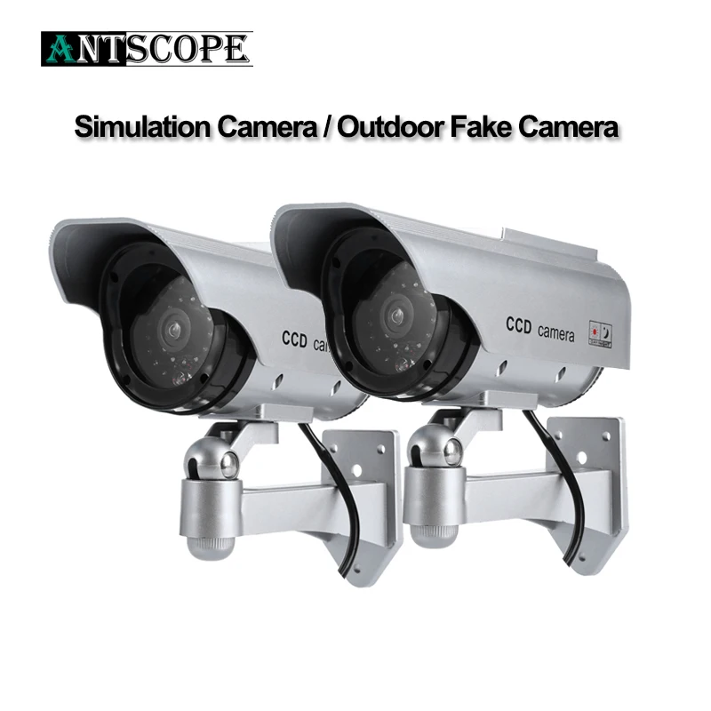 

Waterproof CCTV Outdoor Indoor Office Household Surveillance False Fake Dummy Security Camera With LED Red LED Bullet Cameras 19
