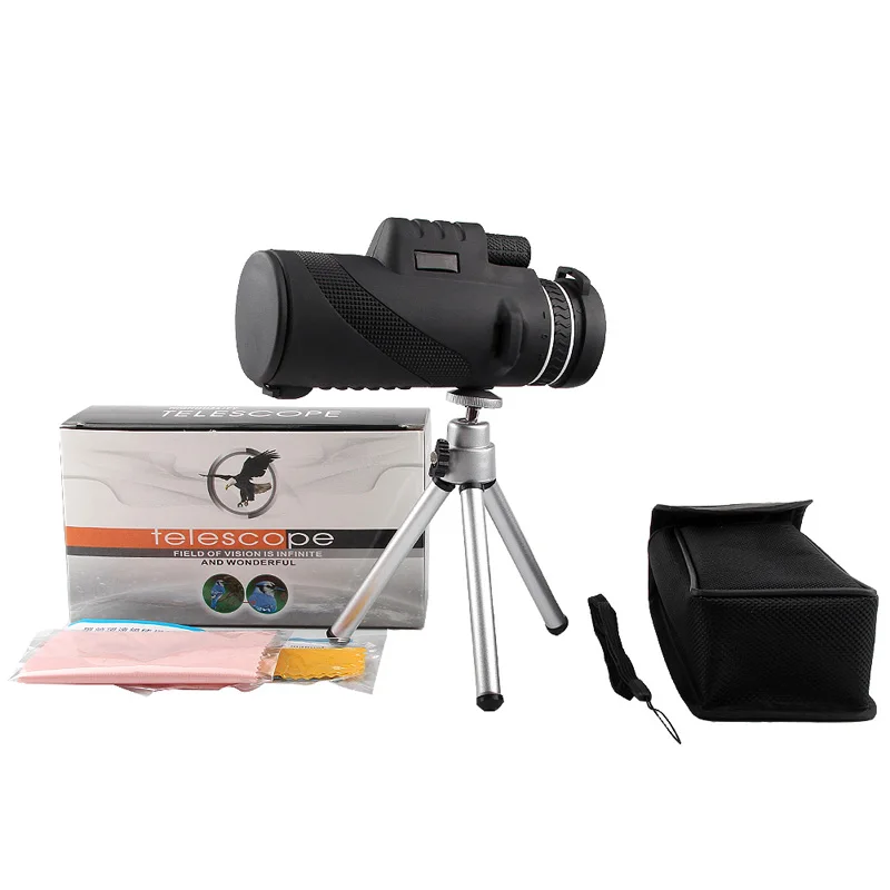 HD 40x60 Monocular High Definition Telescope for Mobilephone Low Light Night Vision RL38-0006-07