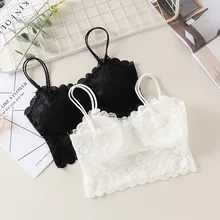 Пикантные конъюнкт де Sutiã de Renda Das Mulheres Sem Costura Bordados Bralette Беспроводной Respirável Conjunto de нижнее белье женщин г