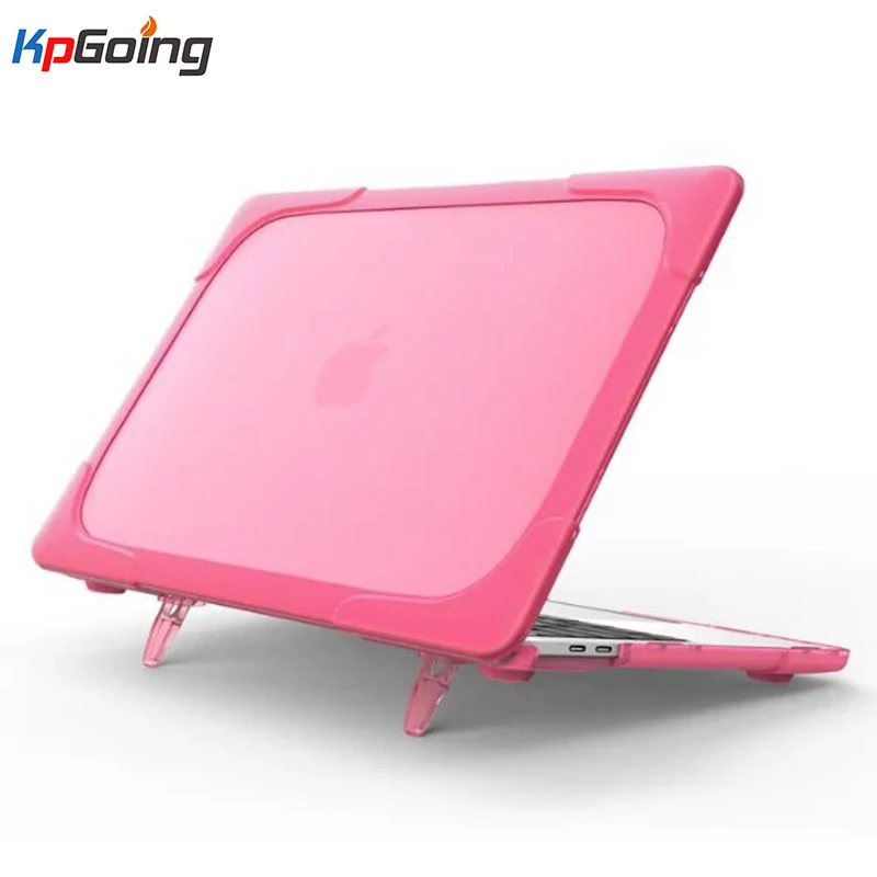

Hard Plastic + Soft TPU Cover Case for New Macbook Pro 13 A1706 With Touch Bar Solid Color Case for Macbook Pro 13 Touch Bar