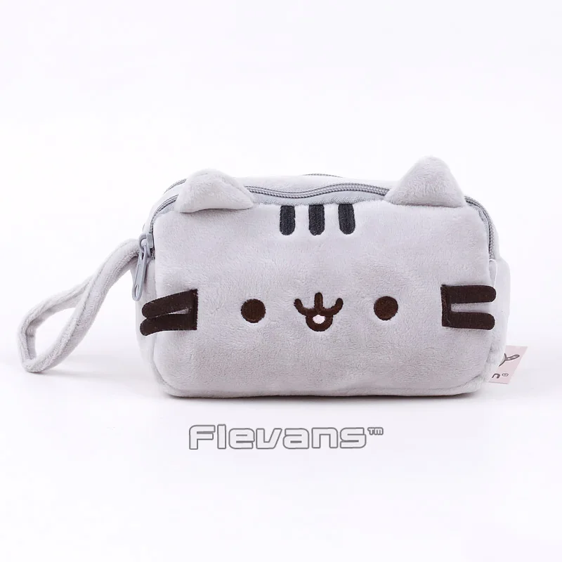 Cute Kawaii Pusheen Cat Plush Bag Coin Purse Cell Phone Bag Soft