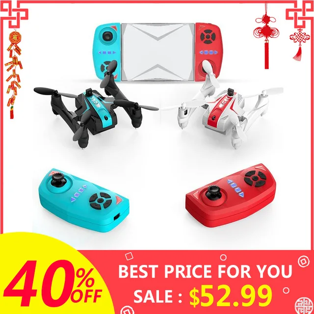 

2Pcs Mini Batter Drone With Camera HD Foldable RC Mini Quadcopter Helicopter Altitude 3D Rolling Includes 2 Drones Toys For Kids