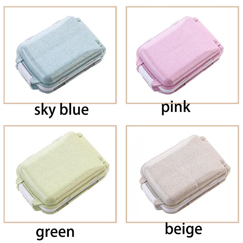 Portable portable mini pill box storage manager container box portable pill box medicine box organizer 6.13