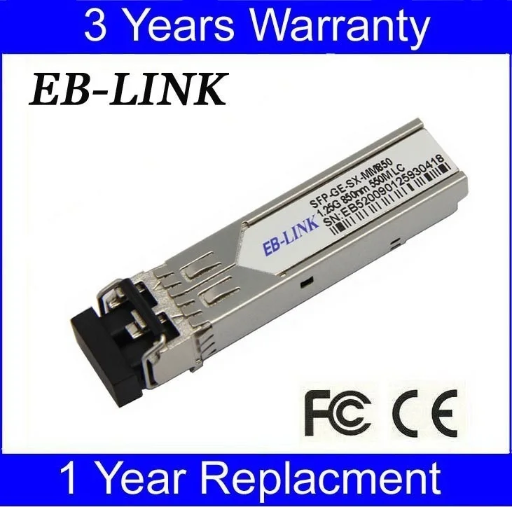 

New SFP-GE-M500 ZTE Compatible 1.25G 550m SFP Transceiver module