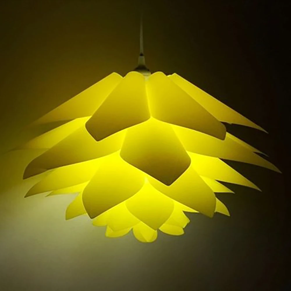 Us 9 73 27 Off Plastic Lotus Chandelier Decoration Diy Lampshade Light Cover Shade For Living Room Ceiling Lighting Chandelier Decor In Lamp Covers