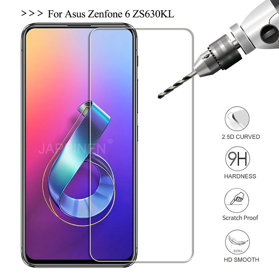 Для Asus Zenfone 6 ZS630KL закаленное стекло для 5 5Z ZE620KL ZS620KL Max Pro M2 M1 ZB631KL ZB633KL ROG Phone 2 II защита экрана