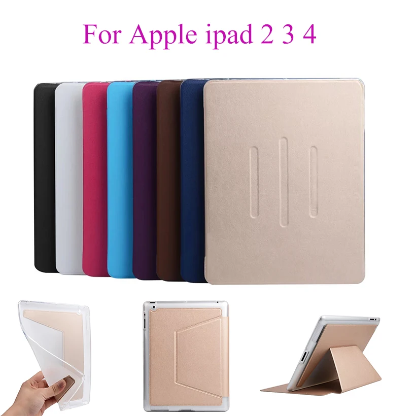 Flip Case For Apple ipad 2 ipad 3 ipad 4 Cases PU Leather