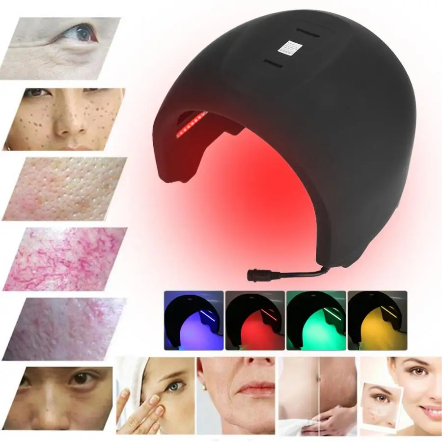 Excellent 4-Color Face LED Light Therapy Beauty Instrument Acne Removal Skin Rejuvenation Device Skin Rejuvenation Machine 3 Excellent 4-Color Face LED Light Therapy Beauty Instrument Acne Removal Skin Rejuvenation Device Skin Rejuvenation Machine 3