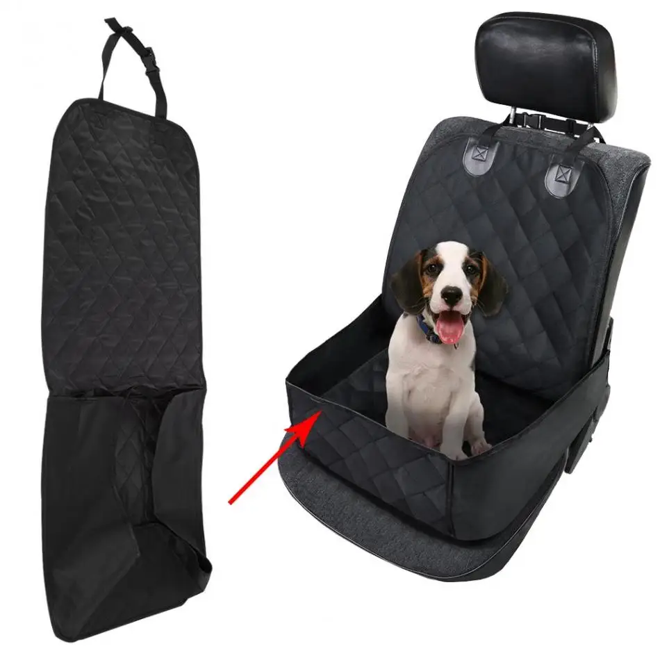 Pet Carriers Oxford Fabric Paw Pattern Car Pet Dog Seat Cover Car Back