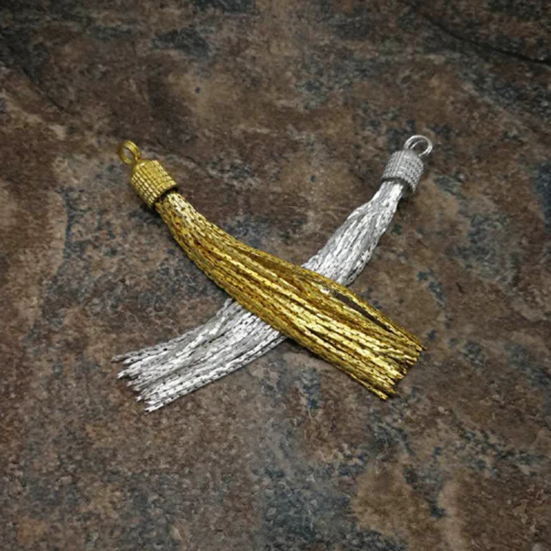 Gold and silver tassel 1