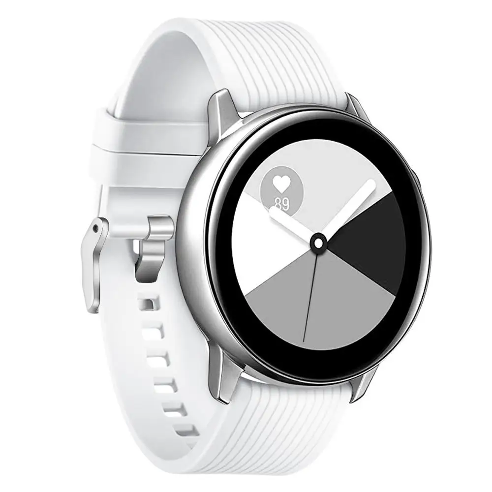20 мм силиконовый спортивный ремешок для samsung Galaxy Watch huawei Huami сменный ремешок для часов 91015 - Цвет ремешка: 2