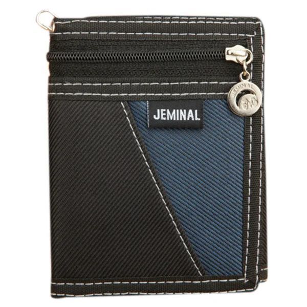 

Casual Trifold Short Wallet Men Boy Canvas Fashion Purse Vertical Patchwork Design Burse Male Card Coin Holder Money Bags Blac