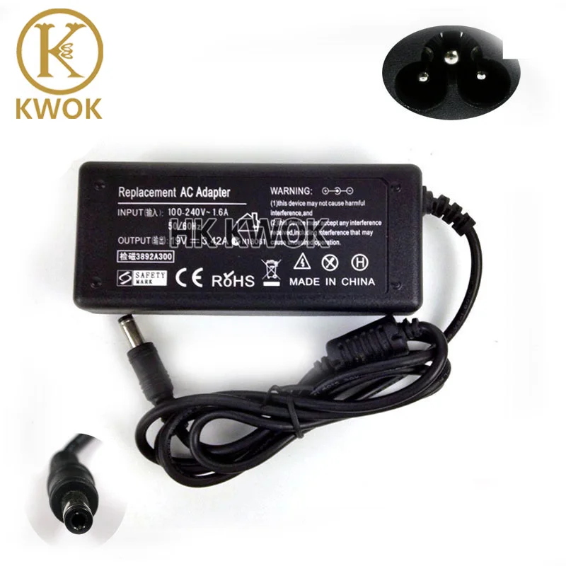 Блок питания для ноутбуков lenovo/toshiba/asus/dell/acer 5 шт. 19 в а переменный ток ADP-65CH PA-1560-52LC