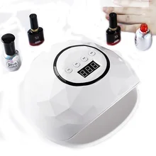 86 Вт УФ светодиодная лампа для сушки ногтей 39 шт. Leddual Hands лампа для отверждения УФ-гель для ногтей с датчиком таймера ЖК-дисплей EU Plug