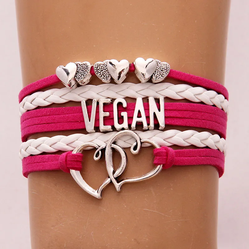 

(10Pcs/Lot ) Infinity Love Vegan Bracelet & Bangles Tree Of Life Charm Heart Pearl Wing Pendant Bracelet Jewelry For Women Men