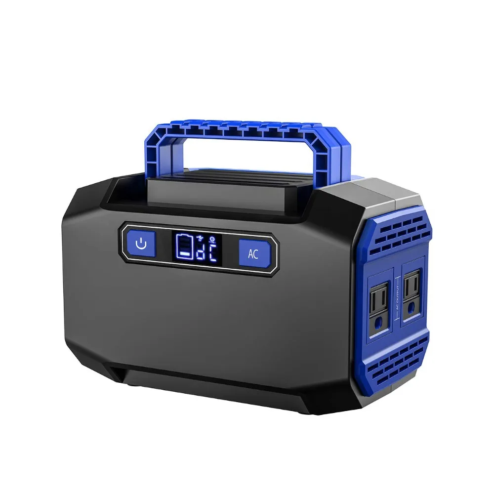 

Power Supply Gegerator Home Camping Portable Emergency Power Station With Dual AC Outlets, 2 USB Ports, 3 DC Ports