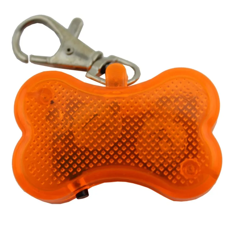 

1pcs Nice Pet Collars Pet Supplies Dog Tag Pendant Safety LED Luminous Plastic Pendant Anti lost Pendant