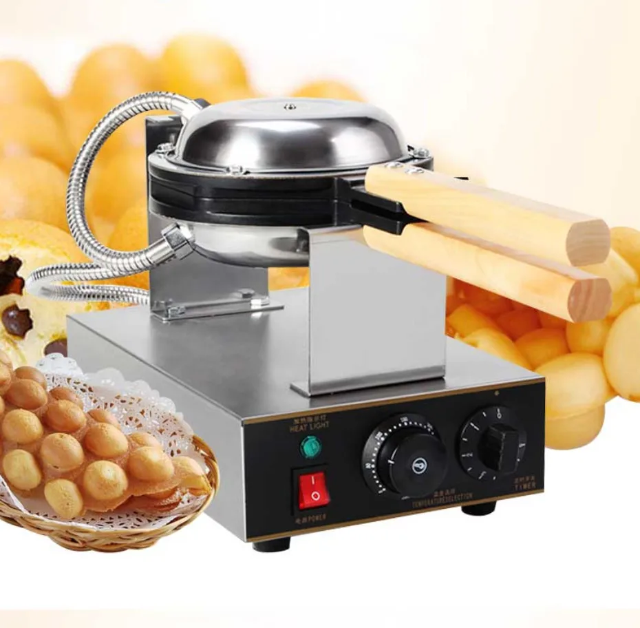 electric 220V/110V egg waffle maker waffle machine Hong Kong waffle