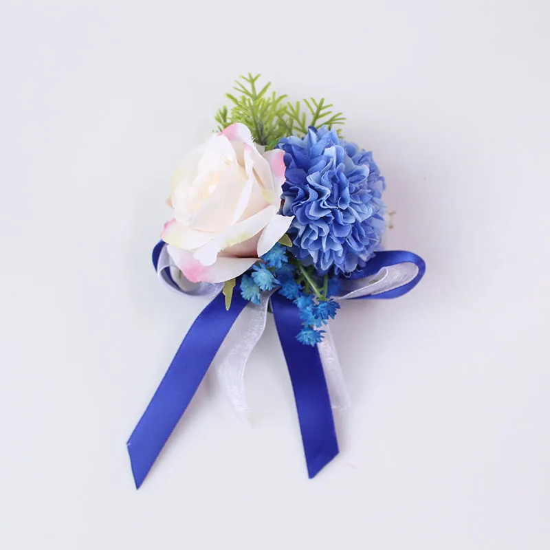 bridesmaid bracelet flower wedding wrist corsage  (11)