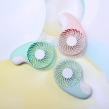 Мини портативный карманный вентилятор 3 Цвета модный стиль ручной вентилятор 800 мАч батарея USB интерфейс перезаряжаемый вентилятор
