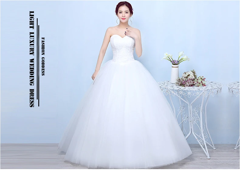 Простое роскошное кружевное свадебное платье без бретелек, белое модное сексуальное свадебное платье, платье невесты размера плюс, vestido de noiva