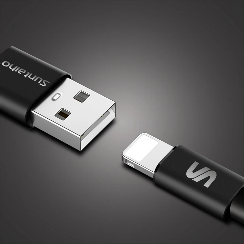 10 шт. в упаковке Suntaiho для быстрой зарядки USB Кабель-адаптер для iPhone X 8 7 6 6s Plus USB для освещения кабель для IOS IPad Air/Pro