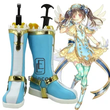 Anime Lovelive! SR Yazawa Nico Despertar Ángel Botas Cosplay Fiesta de Navidad Por Encargo