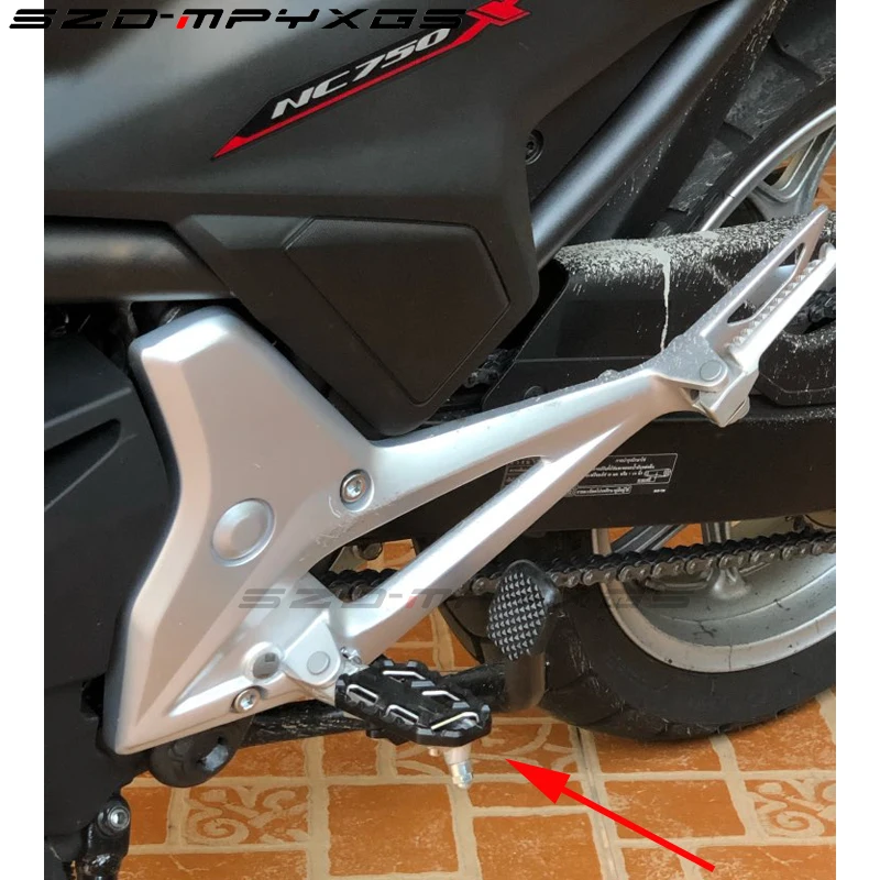 Мотоцикл с ЧПУ Черный ног колышки для HONDA NC 700/750 NC700X NX700S NC750X NC750S 2012 2013