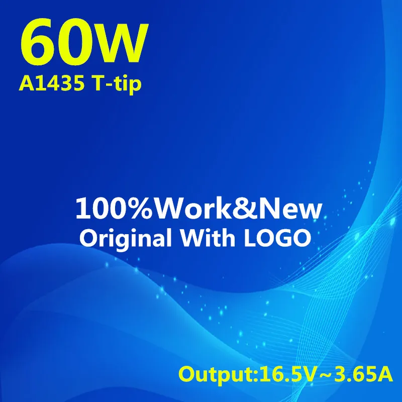 

NEW Hi-Q OEM Magnetic T-tip 60W Laptop 2 Power Adapter Charger For Apple MacBook Pro Retina 13'' A1425 A1435 A1502