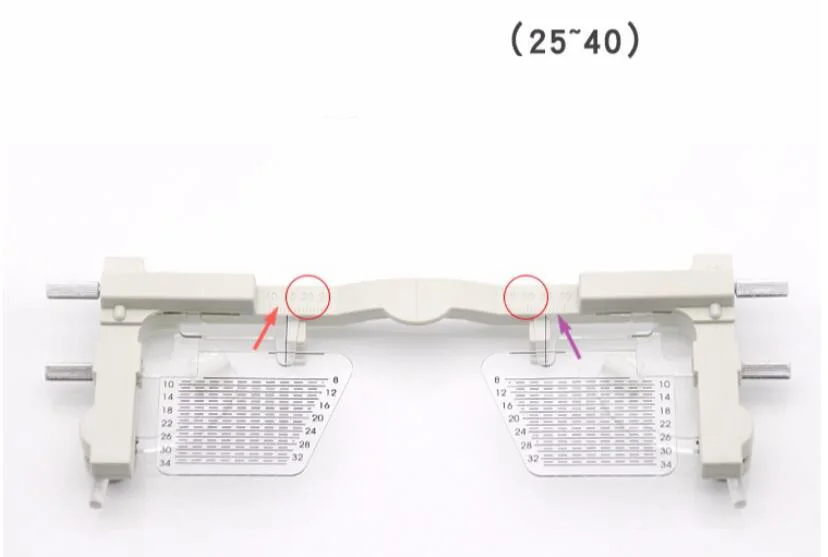 Регулируемый Pupilometer PD и PH ученик высота измеритель расстояния очки правитель оптический инструмент офтальмологических зрение Тесты инструмент
