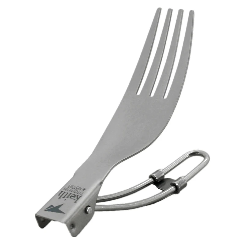 Keith Titanium cubiertos cuchillo plegable camping cuchara Ti53034