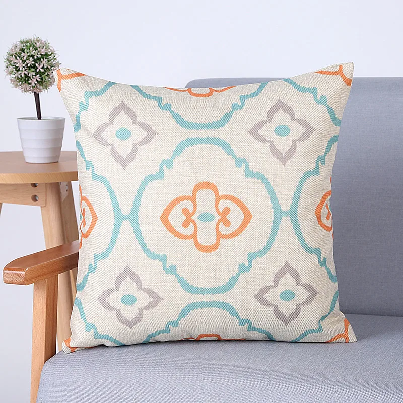 geometric decorative throw pillows chair almofadas para pillow cover cushion cushions home