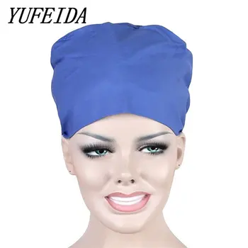 

YUFEIDA Unisex Cap For Doctor Nurse Surgical Operation Hospital Doctor Nurse Adjustable Medical Caps Scrub Lab Clinic Caps